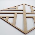 thumbnail image 5 of Ekena Millwork 15 3/8"W x 15 3/8"H x 1/4"T Medium Killeen Decorative Fretwork Wood Wall Panels, Hickory, 5 of 18