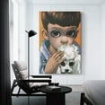 thumbnail image 3 of Margaret Keane Big Eyes Poster (2) Gifts Canvas Painting Poster Wall Art Decorative Picture Prints Modern Decor 12x18inch(30x45cm), 3 of 6