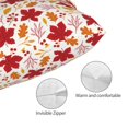 thumbnail image 3 of KLL fall laef Maple Pillow Covers Envelope Closure,Super Soft and Cozy Fuzzy Fleece Pillow Case Cover-20"x30", 3 of 6