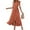 Red, variant on Womens Plus Size Summer Dresses,Womens Dresses Trendy,Women's Casual Solid Color Bubble Embroidered Lace Cuffs V-neck Dress