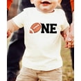 thumbnail image 5 of Football First Birthday Family Matching Shirts for Baby, Mom & Dad - Age One Sports Theme Party Tee Natural Shirt 12 Months, 5 of 8
