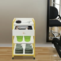 Salon Storage Cart, Salon Cart with Drawer, Salon Storage Cart with Wheels Barber Stores, Spas, Homes, Beauty Stores, And Pedicure