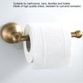 thumbnail image 3 of Retro wall mounted toilet roll holder in brass and stainless steel, 3 of 4
