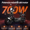 thumbnail image 3 of Motobici eléctrica Honey Whale KC Negro HONEY WHALE KC, 3 of 7