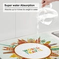 thumbnail image 6 of Kdxio World Travel3 for Dish Drying Mat,24*18 inch Absorbent Dish Drainer Kitchen Counter,Large Size Dish Drying Pad for Countertops,Draining Racks, 6 of 9