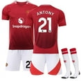 thumbnail image 1 of 2024 Mens Kids MOUNT 7# RASHFORD 10# ANTONY21# SANCHO 25# Football Soccer Jersey, 1 of 2