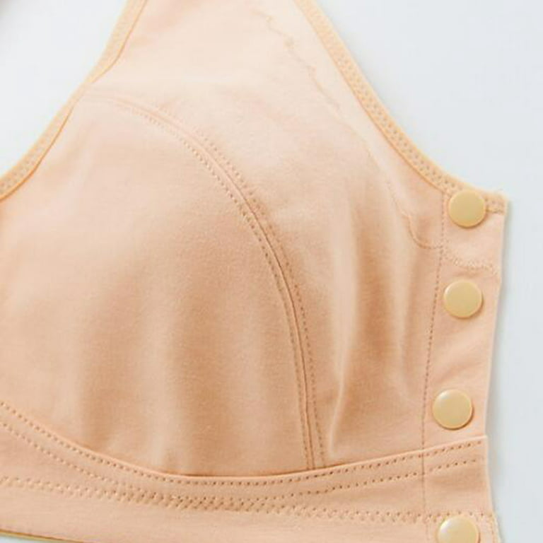 JGTDBPO Front Button Bra For Women Snap Sleep Bra Comfor Sports Bras For  Women Nursing Sleep Bras For Breastfeeding Maternity Comfy Bralette  Everyday
