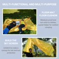 thumbnail image 4 of AUQ 2Pcs Rain Poncho Multi-Weather Taffeta Fabric Rain Ponchos for Adults,Comfortable Wide Upgrade Version Ponchos Adult for Urban Adventures,Yellow, 4 of 4
