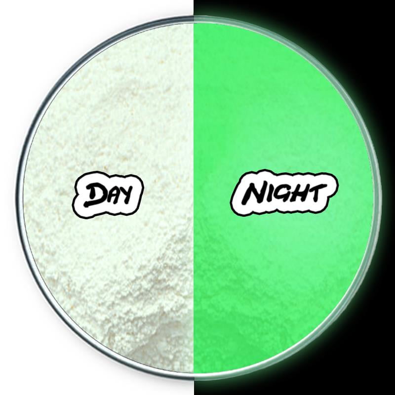 Miss Pigments ULTRA GREEN Glow in The Dark Powder - Glowing Mica Pigment Colorant for Epoxy - Resin - Candle Making - Nail Polish - Non-Toxic