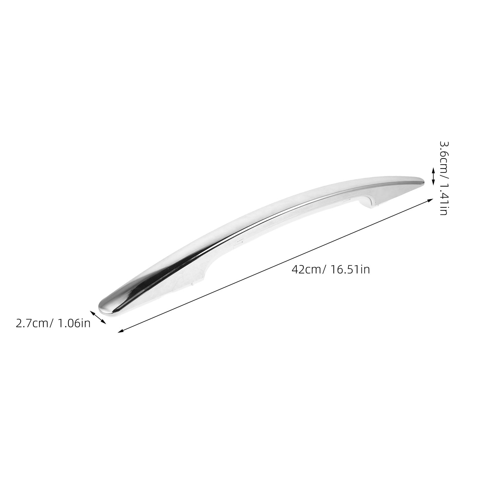 DEEPCRAFF 1 Set -Plated Plastic Fridge Door Handle Replacement for Refrigerator and Freezer, Easy to Install