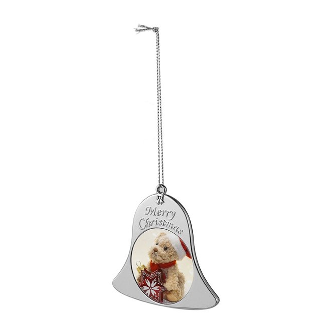Sublimación de calor mascota colgante de Navidad gato perro corona alas de Ángel campana decoración de Navidad europea y americana