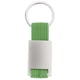 thumbnail image 1 of Llavero metálico con cinta de tela-Caspio verde 2.8 x .05 x 8, 1 of 2