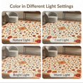 thumbnail image 7 of ODIKA 6'x9' Washable Area Rug Non-Slip, Easy Care, Orange Burnt Vintage Farmhouse Lattice Fall Decorative Bathroom for Family Room, Living Mater Bedroom, 7 of 7