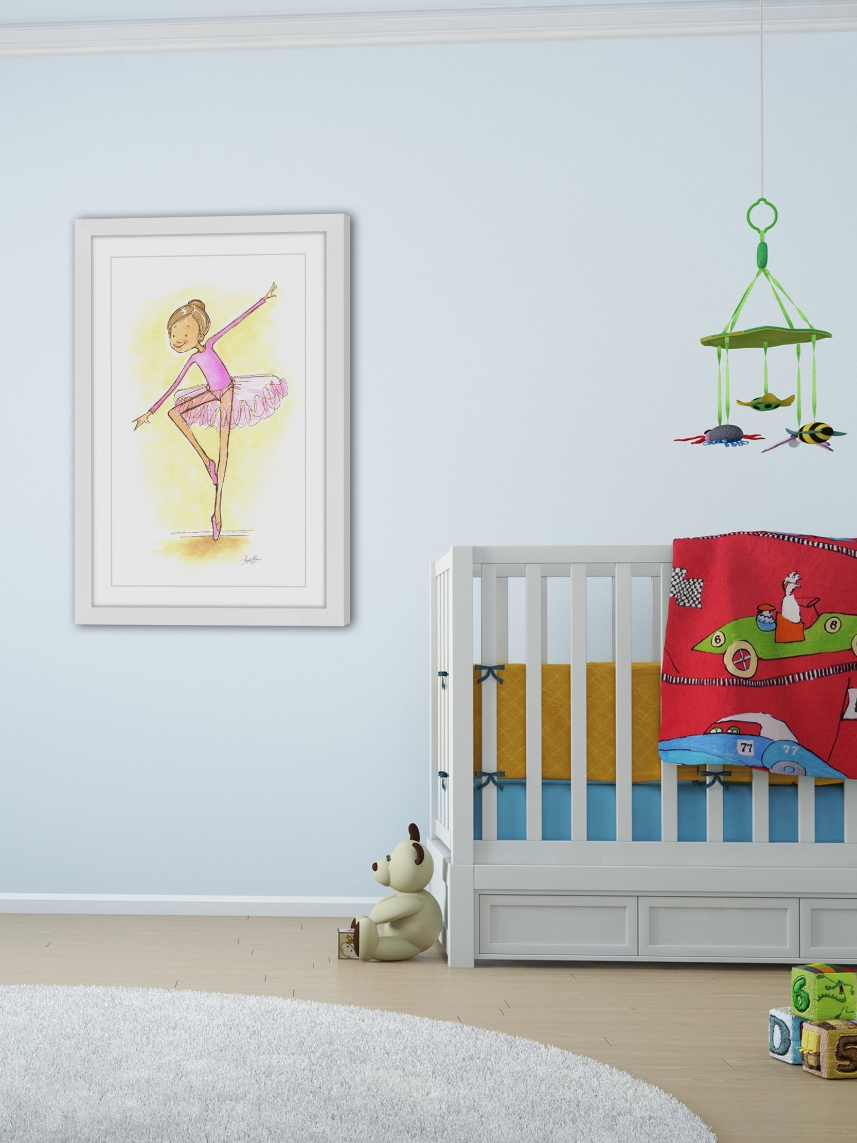 "Ballerina" Framed Painting Print