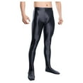 thumbnail image 1 of Uinagy Men's Shiny Silky Bodybuilding Leggings, 1 of 5