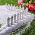 thumbnail image 4 of OULII Simple and Elegant Mini Fence White for Outdoor Decor 1 Piece, 4 of 8