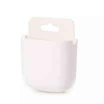 Gnmfd Wall Mounted Remote Control Storage Box, Self-Adhesive Multifunctional Rack for Phones, Pencils, Small Items, Space-Saving Bathroom and Office Organizers and Storage Solution