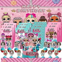 LOL Goodie Bags Treat Candy Decorations Party Favor Supplies Birthday Cake Topper Backdrop Banner