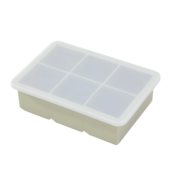 Ice Trays for Freezer Large Silicone Ice Third Power Tray Whisky Cocktail Large Quadrilateral Ice Mold Old Refrigerator Ice Maker Trayice Maker for Freezer