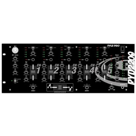 Pyle PYD2200 5-Channel Professional Audio Mixer