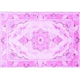 thumbnail image 1 of Ahgly Company Indoor Rectangle Persian Purple Traditional Area Rugs, 7' x 9', 1 of 4
