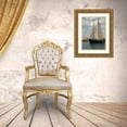 thumbnail image 3 of Alfred Zoff 20x24 Gold Ornate Framed and Double Matted Museum Art Print Titled - Ships in the Harbour of Chioggia, 3 of 4