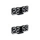thumbnail image 3 of sweethay Reloj de pared LED 3D, reloj de Digital de diseño moderno, alarma, luz nocturna, reloj de pared Saat para decoración de sala de blanco 2piezas, 3 of 6