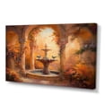 thumbnail image 2 of Designart "Floral Fountain And Birds III" Floral Wall Art Print, 2 of 5