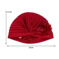 thumbnail image 3 of Weikingp Clearance! Headbands for Women, Women Head Scarf Hat Cap Hair Scarf Turban Head Wrap Turban Hats Headwear, Bandanas for Women, Bandanas for Men Wine, 3 of 5