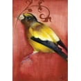 thumbnail image 2 of Adkin, Arielle 23x32 Gold Ornate Wood Framed with Double Matting Museum Art Print Titled - Bird Study VI, 2 of 4