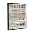 thumbnail image 4 of Stupell Industries On This Ranch Rules Typography Painting Black Floater Framed Canvas Art Print Wall Art, 25 x 31, 4 of 10