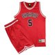 thumbnail image 3 of Conjunto de 2 camisetas de baloncesto unisex de color rojo, cortas, informales, sin mangas, para verano, Hisashi Mitsui, uniformes, 3 of 5