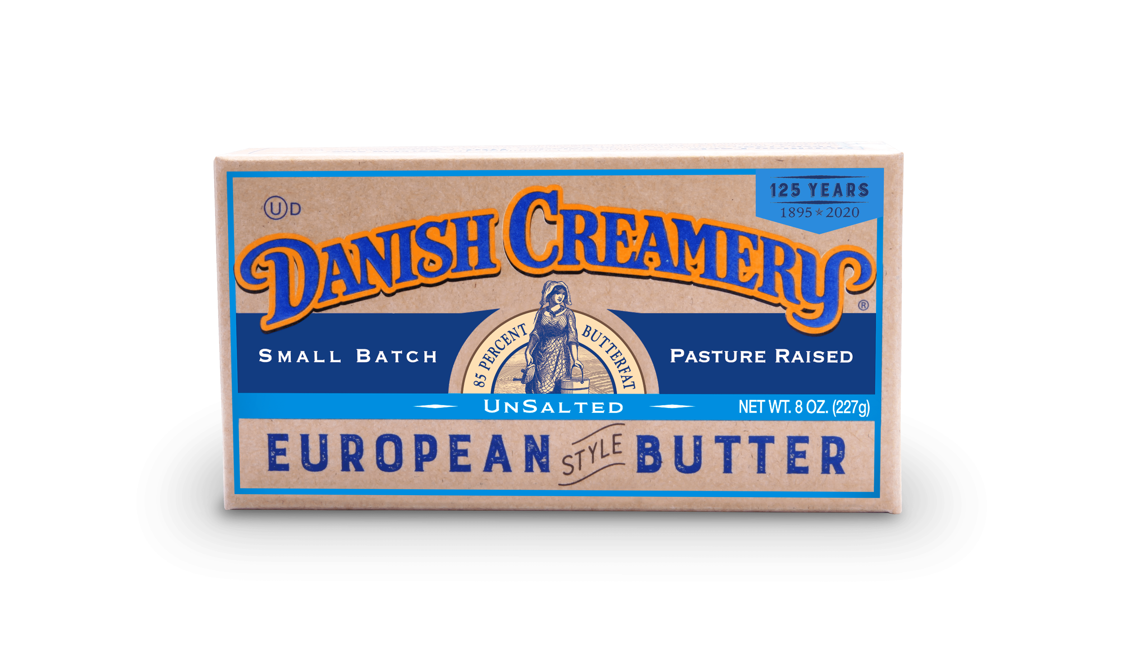Danish Creamery European Butter Unsalted 8oz, 2 sticks