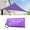 Purple, variant on HESHENG Triangle Canopy Sun Shade Sail Water Resistant UV Block Patio Awning Garden Tent
