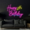 thumbnail image 4 of Glowneon Happy Birthday Neon Sign, Happy Birthday Quotes Sign, Birthday Party Decor, 4 of 5