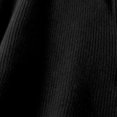 thumbnail image 5 of IUYRTFE Women Long Sleeve Collared Shirt Knit Sweater Solid Color Casual Pullover for Fall Winter Daily Wear, 5 of 5