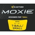 thumbnail image 4 of Batting Helmet Easton MOXIE T-Ball/Small Black, 4 of 4