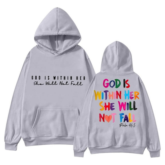 Women's Sweatshirts Hoodies Jesus Loves You Hoodies Graphic Hoodie Oversized Hoodie for Women Pullover Fall Outfit Clothing for Women