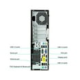 thumbnail image 2 of Restored HP 705 G1-SFF Desktop PC with AMD A6-7400B Processor, 16GB Memory, 2TB Hard Drive and Windows 10 Pro (Refurbished), 2 of 3