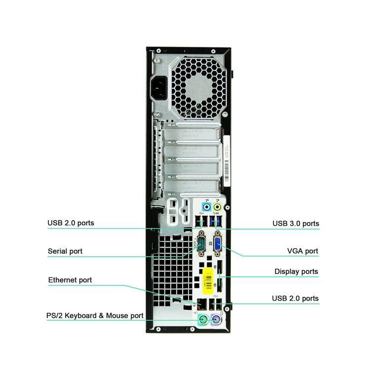 Restored HP 705 G1-SFF Desktop PC with AMD A6-7400B Processor