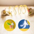 thumbnail image 2 of Jouet Tunnel Pliable de Type S pour Chat avec Plumes pour Chaton Interactif pour Chat d'Intérieur, 2 of 8