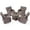 Gray, variant on Jentlehouse 8-Piece Outdoor Patio Furniture Set with Fire Pit Table,Outdoor Sectional Sofa Set with Gliders,Wicker Outdoor Conversation Set for Garden,Backyard,Lawn,Poolside