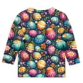thumbnail image 5 of Easter Outfits for Girls 3/4 Sleeve Easter Day Print Bunny Egg Round Neck Bottom Shirt Kids 3-13Y Multicolor 9-10 Years, 5 of 5