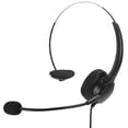 thumbnail image 2 of Auriculares monoaurales de 3,5 mm para PC y teléfono móvil, compatibles con tabletas, 2 of 8
