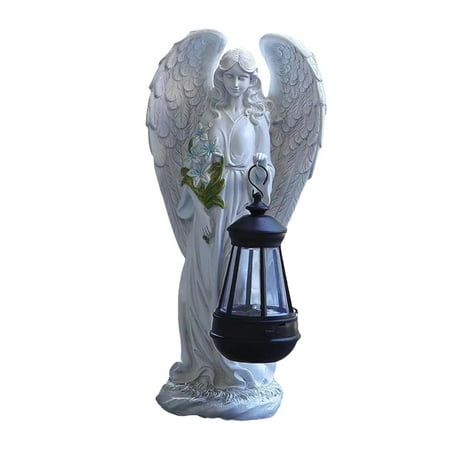 

Big Sale Litaoh Outdoor Statue 1*Statue Garden Lamps Solar Engel Gartenfiguren Für Außen Mit Laterne Wasserdichte Fairy Engel Gartendeko Engel Gartenstatue Geschenke Für Außen Garten Balkon Gartendeko