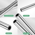 thumbnail image 2 of Uxcell 2Pcs 304 Stainless Steel Tube, 3mm OD 0.4mm Wall Thick 300mm L Straight Tubing for Construction/Machining/DIY Crafting, Metal Straight Pipe, 2 of 7