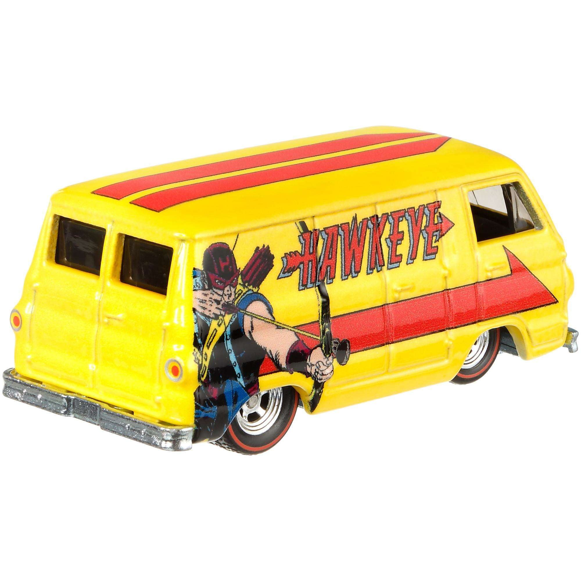 Hot Wheels Hawkeye '66 Dodge A100 with Real Riders 
