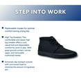 thumbnail image 6 of Shoes For Crews Cabbie II, Men's, Women's, Unisex Slip Resistant Work Shoes, Black Canvas, 6 of 7