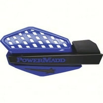 Powermadd Star Series Blue/Black MX Handguards w/Removable Vent Covers (34204)
