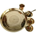 thumbnail image 2 of Rastogi Handicrafts Bronze Dinner Set (Kansa Thali), 2 of 5